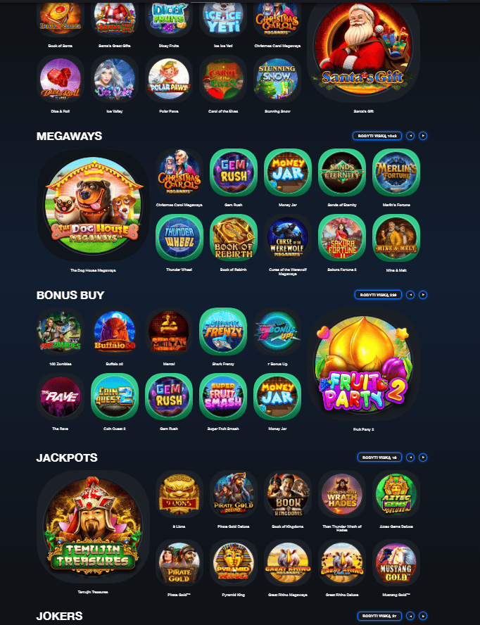 CBet kazino lošimo automatai