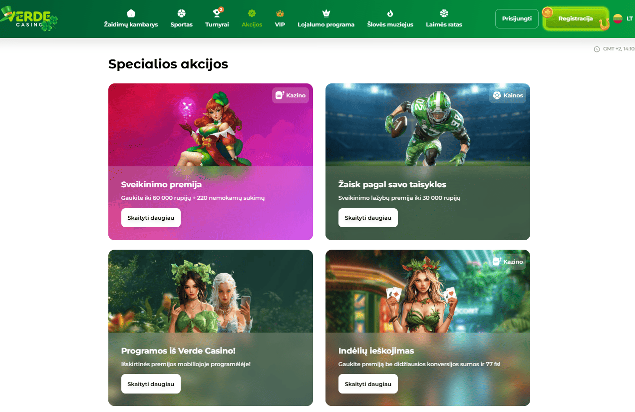 Verde casino premija