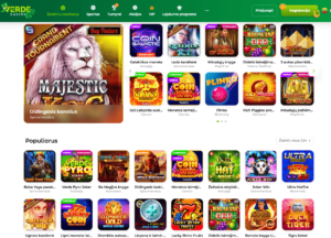 Verde casino žaidimai