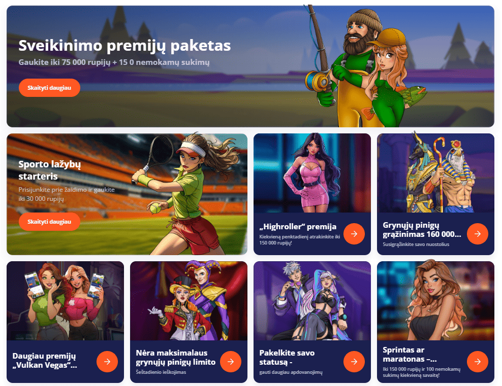 Vulkan Vegas premija